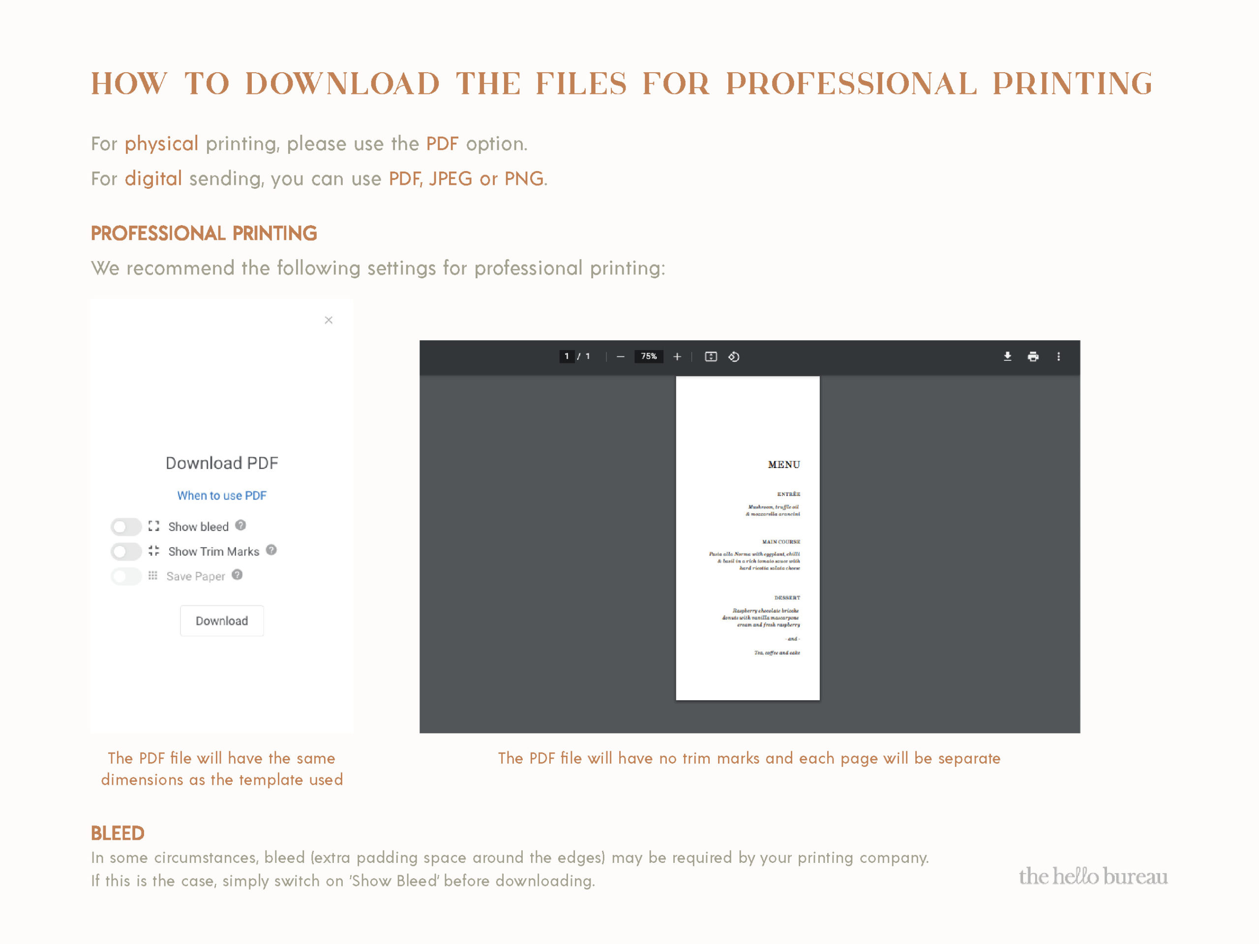 How to download Templett files for printing