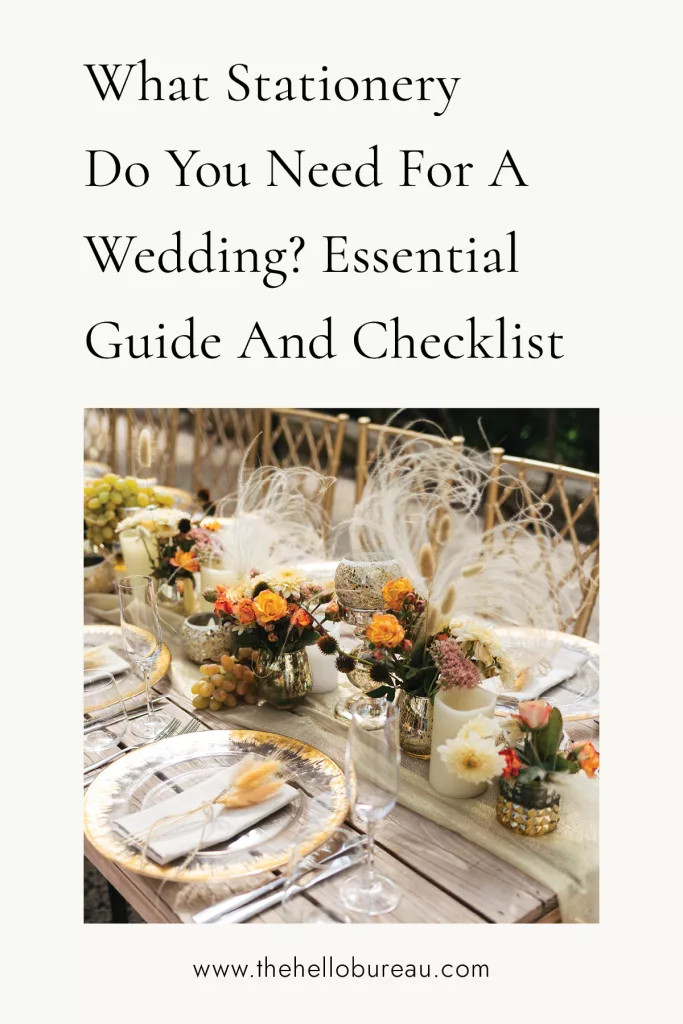 What Stationery Do You Need For A Wedding? Essential Guide And Checklist