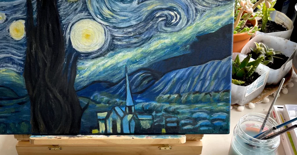 Starry Night Dreams: Unleashing my Inner Van Gogh